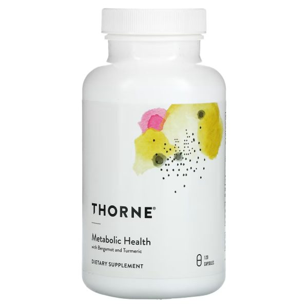 Thorne Research, Metabolic Health with Bergamot and Turmeric, 120 Capsules