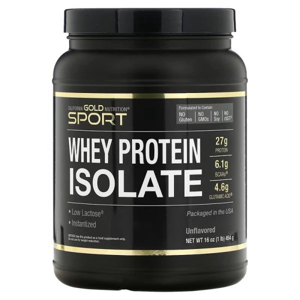 California Gold Nutrition, SPORT - Whey Protein Isolate